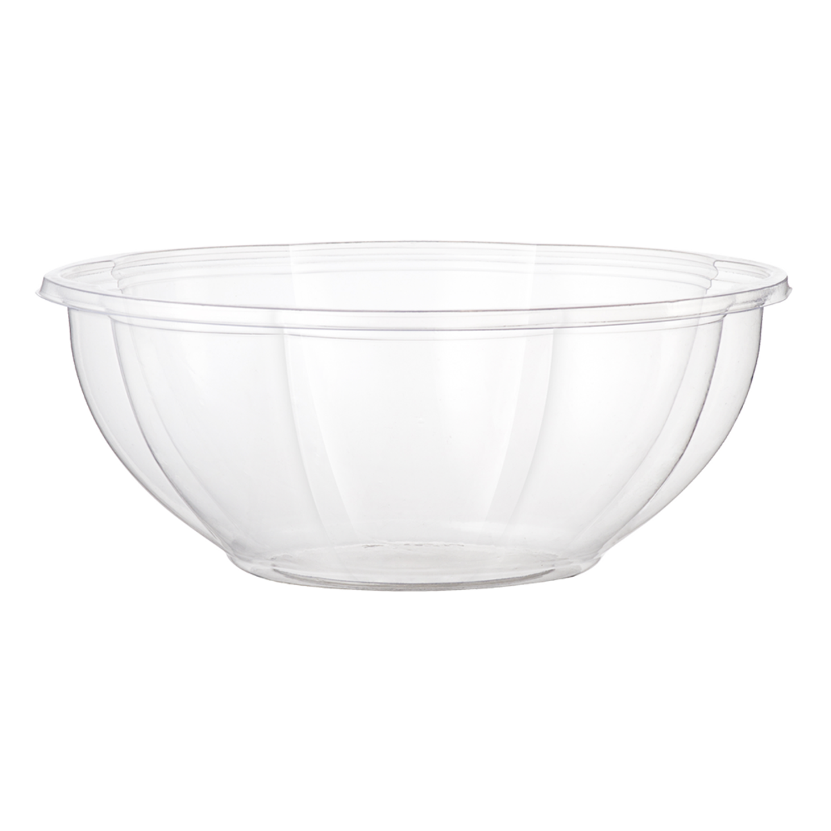 Compostable Salad Bowls Clear Round PLA Salad Bowls EcoFriendly